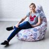Кресло-мешок груша Карта, размер ХXХL-Комфорт, мебельный хлопок