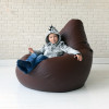 Кресло-мешок груша Шоколад, размер ХXХL-Комфорт, экокожа