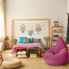 Кресло-мешок груша Баклажан, размер ХХXL-Комфорт, мебельный велюр