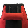 Кресло-мешок игровое кресло Геймер Черно-красное, размер ХXXХL, мебельный велюр