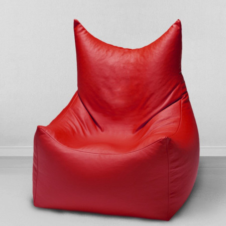 Кресло-мешок Трон Красный, размер XХL, экокожа