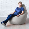 Кресло-мешок груша Сталь, размер ХХXL-Комфорт, мебельный велюр