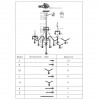 Люстра 66418.01.05.08 DZHUSSANO