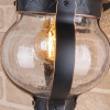 Уличный настенный светильник Barrel D черное золото IP44 Elektrostandard GL 1025D черное золото