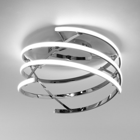 Потолочный светодиодный светильник с пультом управления Eurosvet 90229/3 хром