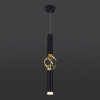 Подвесной светодиодный светильник Eurosvet 50191/1 LED черный/золото