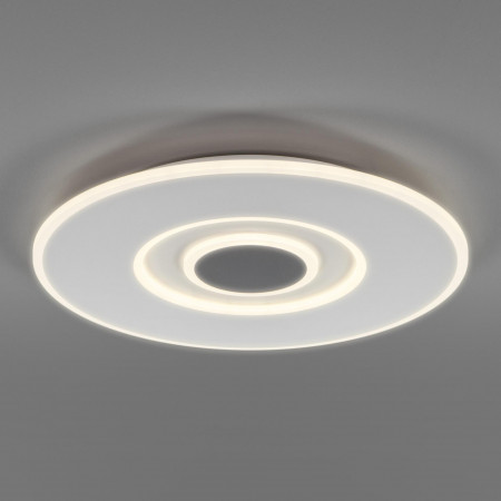 Потолочный светодиодный светильник с ПДУ Eurosvet 90219/1 белый/ серый