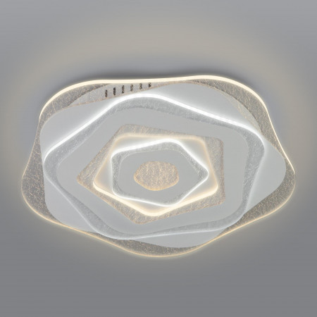 Потолочный светодиодный светильник с пультом управления Eurosvet 90210/1 белый