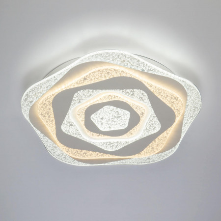 Светодиодный потолочный светильник с пультом управления Eurosvet 90162/1 белый