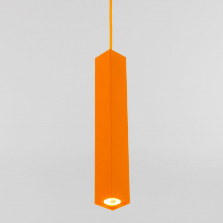 Подвесной светодиодный светильник Eurosvet 50154/1 LED оранжевый