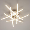 Потолочный LED светильник с хрустальной крошкой Eurosvet 90107/6 хром
