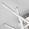 Потолочный LED светильник с хрустальной крошкой Eurosvet 90107/6 хром