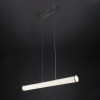 Светодиодный подвесной светильник с хрустальной крошкой Eurosvet 90061/1 хром