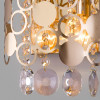 Настенный светильник с хрусталем Eurosvet 10114/2 золото/прозрачный хрусталь Strotskis