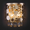Настенный светильник с хрусталем Eurosvet 10114/2 золото/прозрачный хрусталь Strotskis
