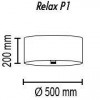 Потолочный светильник TopDecor Relax P1 10 329g