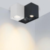 Потолочный светодиодный светильник Arlight SP-Cubus-S100x200BK-2x11W Warm White 40deg 023085(1)