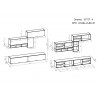 Набор для гостиной Эстет-4 КМП СН.004.2400-01