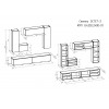 Набор для гостиной Эстет-2 КМП СН.002.2400-01