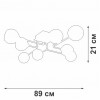 Потолочная люстра Vitaluce V4795-1/8PL