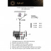 Подвесная люстра Aployt Zuzanna APL.836.03.05