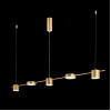 Подвесной светодиодный светильник Crystal Lux Tristan SP5 L1200 Gold