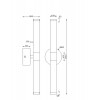 Настенный светильник Maytoni Technical Axis MOD106WL-L10G3K