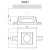 Встраиваемый светильник Artpole SGS1