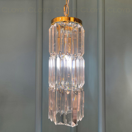  Подвесной светильник Cloyd ORDINAL-B P1 / Ø12 см - золото (арт.10804) 