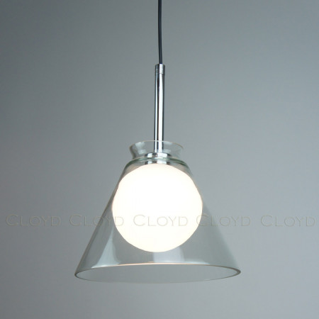  Подвесной светильник Cloyd FLAUNT-B P1 / Ø19 см - хром (арт.10791) 