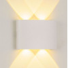 Настенный светодиодный светильник IMEX Cross IL.0014.0001-4 WH