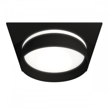 Комплект встраиваемого светильника Ambrella light XC8062020 SBK/FR черный песок/белый матовый GX53 (C8062, N8462)