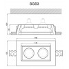 Встраиваемый светильник Artpole SGS3