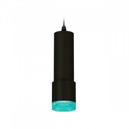 Комплект подвесного светильника Ambrella light Techno Spot XP7402004 SBK/BL черный песок/голубой (A2302, C6343, A2030, C7402, N7194)