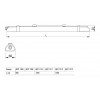 Потолочный светодиодный светильник IEK ДСП LDSP0-1310-36-4000-K01