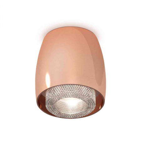 Комплект накладного светильника Ambrella light Techno Spot XS1144010 PPG/CL золото розовое полированное/прозрачный (C1144, N7191)