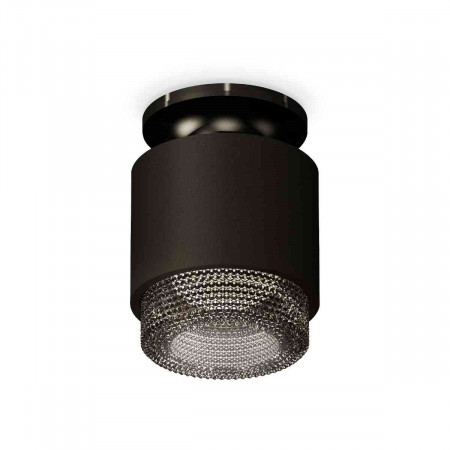 Комплект накладного светильника Ambrella light Techno Spot XS7511062 SBK/PBK/BK черный песок/черный полированный/тонированный (N7926, C7511, N7192)