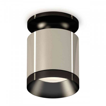Комплект накладного светильника Ambrella light Techno Spot XS7405022 PSL/PBK серебро полированное/черный полированный (N7926, C7405, N7031)