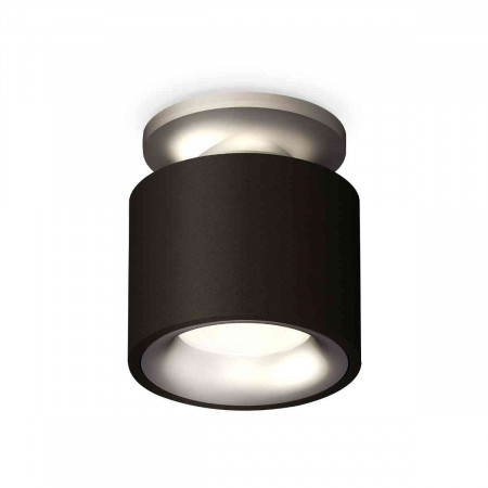 Комплект накладного светильника Ambrella light Techno Spot XS7511101 SBK/MCH черный песок/хром матовый (N7928, C7511, N7013)