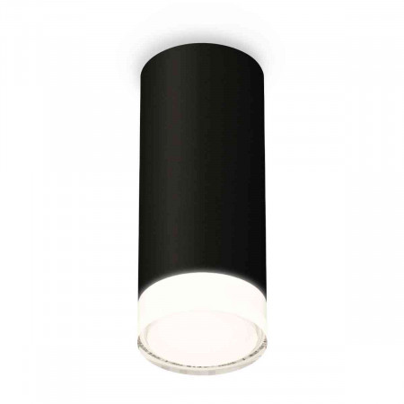 Комплект накладного светильника Ambrella light Techno Spot XS7443014 SBK/FR/CL черный песок/белый матовый/прозрачный (C7443, N7160)