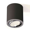 Комплект накладного светильника Ambrella light Techno Spot XS7422002 SBK/PSL черный песок/серебро полированное (C7422, N7003)