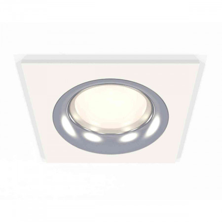Комплект встраиваемого светильника Ambrella light Techno Spot XC7631003 SWH/PSL белый песок/серебро полированное (C7631, N7012)