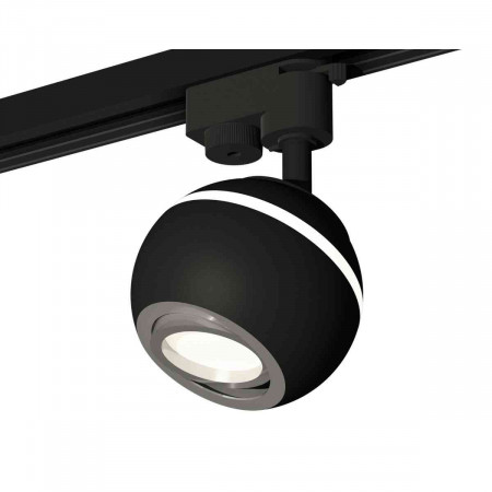 Комплект трекового светильника Ambrella light Track System XT1102022 SBK/PSL черный песок/серебро полированное (A2521, C1102, N7003)