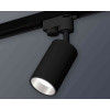 Комплект трекового светильника Ambrella light Track System XT6323022 SBK/PSL черный песок/серебро полированное (A2521, C6323, N6112)
