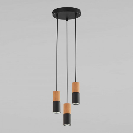 Подвесная люстра TK Lighting 6310 Elit Black Wood