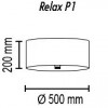 Потолочный светильник TopDecor Relax P1 10 03g