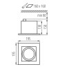 Точечный светильник Kanlux MATEO ES DLP-150-W 32931