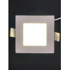 Встраиваемый светодиодный светильник Elvan VLS-102SQ-3W-WH-Wh