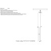 Трековый светодиодный светильник для магнитного шинопровода Crystal Lux Space CLT 0.33 017 12W BL 4000K