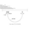 Трековый светодиодный светильник для магнитного шинопровода Crystal Lux Space CLT 0.33 018 24W BL 4000K